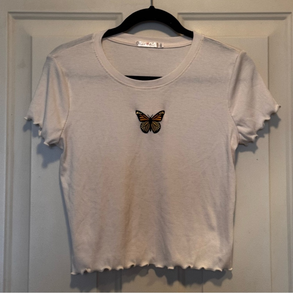 Heart Hips Butterfly Top sz L